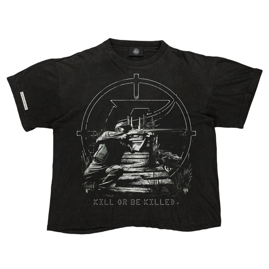Distinctive “Kill or be killed” T-shirt